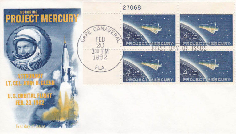 Lovely multicolor Mercury FDC. HC on plate block