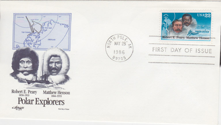 Peary/Henson Polar Explorers FDC