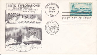 Arctic exploration FDC with Aristocrats artwork