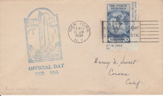 Rubber stamp from First Day ceremonies of Byrd souvenir sheet