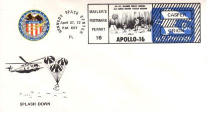 Mailer's permit for AP-16 splashdown