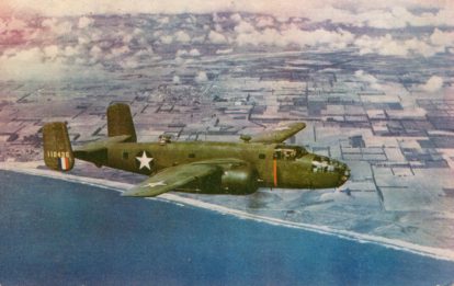 Westco Color Card with B-25