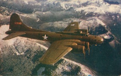 Westco Color Card with B-17