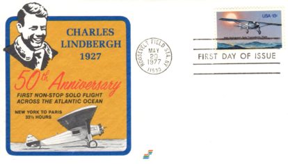 Spectrum FDC 50th Anniversary with plane