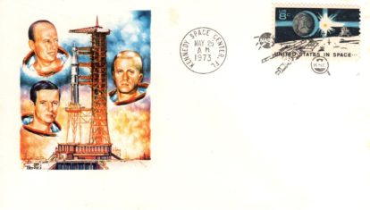 Gaudy Bonzi launch of first Skylab crew