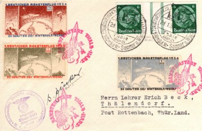 Germany FLOWN EZ 6C1a great cancels