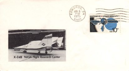 Printed cachet of X-24B