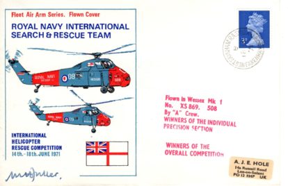 Flown Royal Navy SAR. Winner individual precision competition