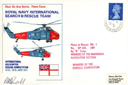 Flown Royal Navy SAR. Overall competition winner