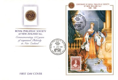 100 years of Royal New Zealand Philatelic Society FDC