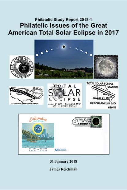 Philatelic Issues of the Great American Total Solar Ecliipse of 2017 (300 pgs) CD-ROM included