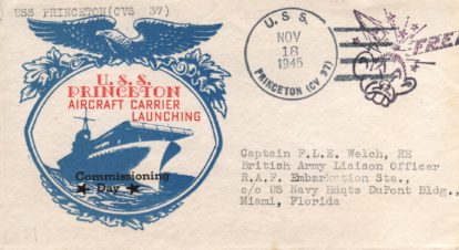 Commission of USS Princeton sent free