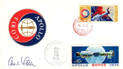 ASTP postmarked in Moscow and Cape Canaveral