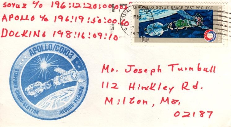 "Commercial" docking postmark for ASTP