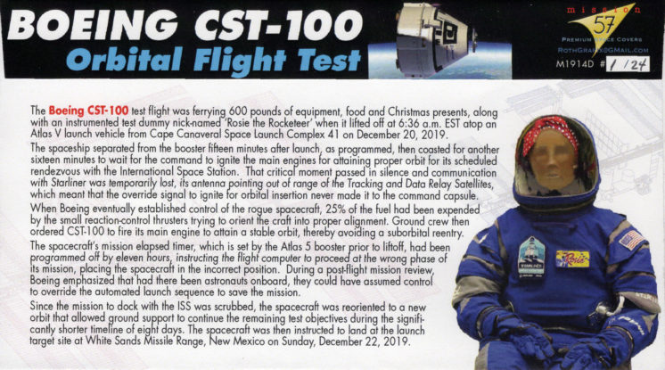 Boeing CST-100 Software Snafu Houston Dec 20 2019