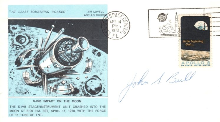 John Bull AUTO on unusual AP-13 envelope