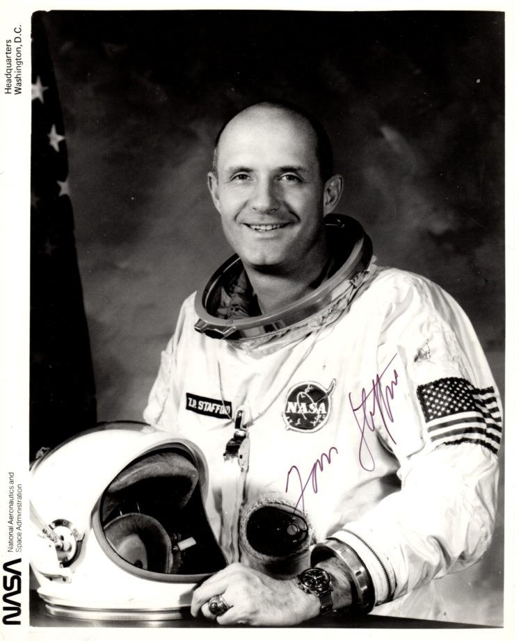 GT-IX Command Pilot NASA 8x10 photo with Tom Stafford