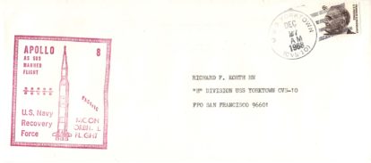 RARE AP-8 PRS HC on legal sized envelope