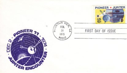 Pioneer Jupiter FDC with attractive Dec 1974 encounter cachet