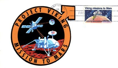 Project Viking label used as cachet on FDC