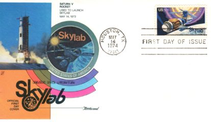 Fleetwood color cachet for Skylab FDC