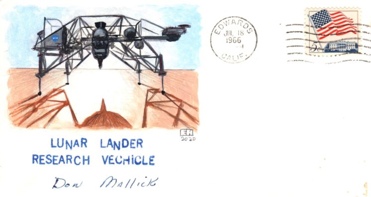 Before LLTV was the Lunar Lander Research Vehicle. Hand painted EAFB HC