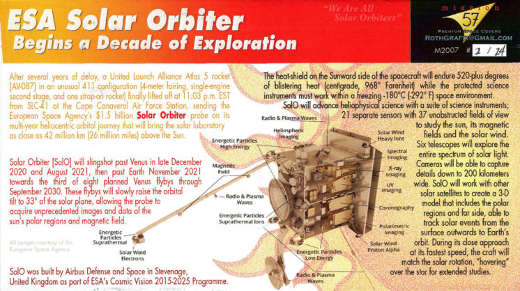 ESA Solar Orbiter Launch CC Feb 9 2020