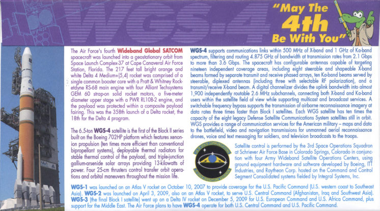 Wideband Global Satcom 4 Launch CC FL Jan 19 2012