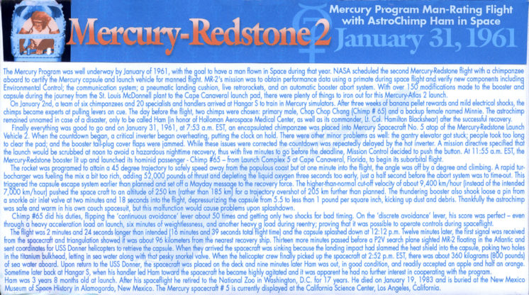 Mercury-Redstone 2 50th Anniversary CC FL Jan 31 2011