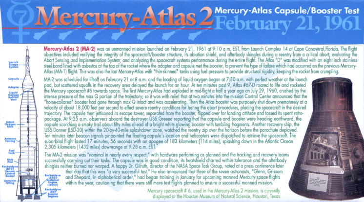 Mercury-Atlas 2 50th Anniversary CC FL Feb 21 2011