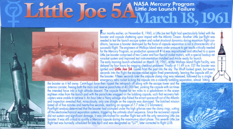 Little Joe 5A 50th Anniversary WI VA Mar 18 2011