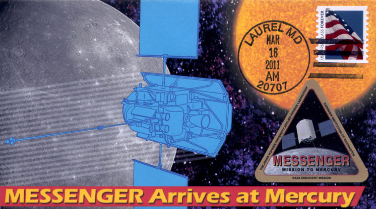 Messenger arrives at Mercury Laurel MD Mar 18 2011