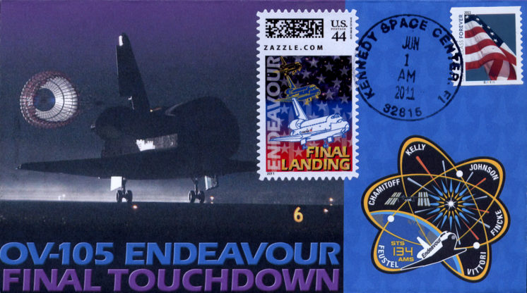 STS-134 Endeavour Landing KSC FL Jun 1 2011