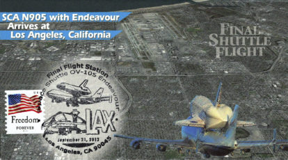 Endeavour Arrives California (Pictorial) Los Angeles CA Sept 21 2012