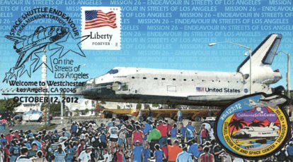 Endeavour Overland Los Angeles CA Oct 12 2012