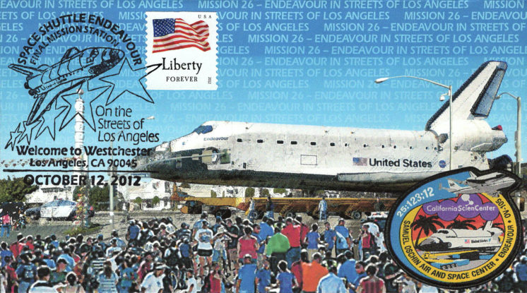 Endeavour Overland Los Angeles CA Oct 12 2012