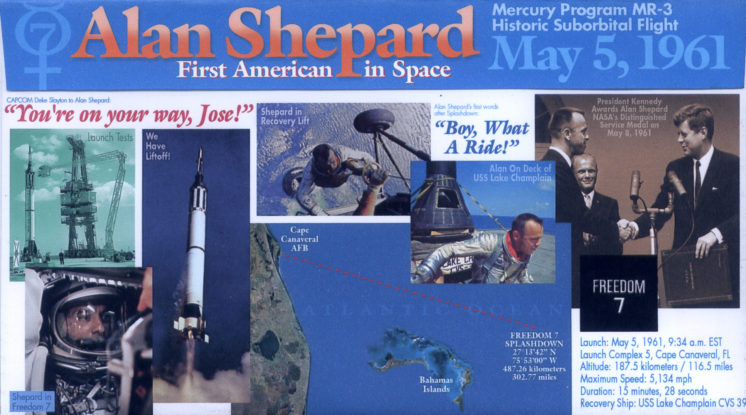 Shepard FDC Stamp FDC KSC FL May 4 2011