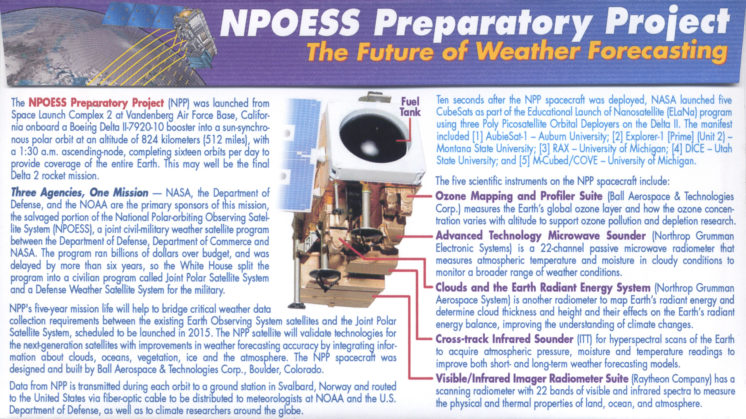 NPOESS Preparatory Project Satellite Launch VAFB CA Oct 28 2011