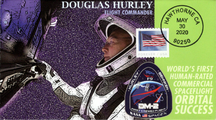 Douglas Hurley DM-2 Flight Commander Hawthorne CA May 30 2020