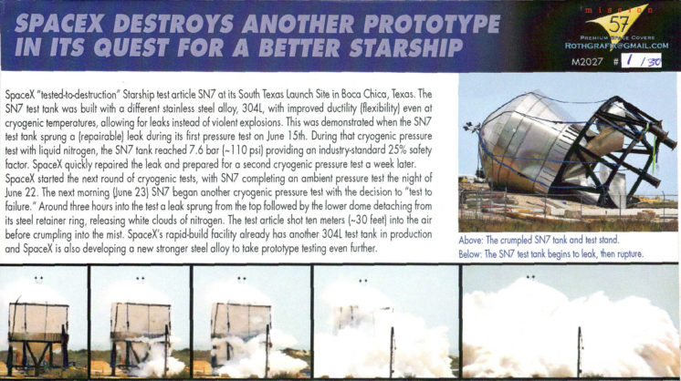 SpaceX SN7 Deliberate Destruction Brownsville TX June 23 2020