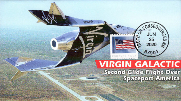 Virgin Galactic Unity Second Glide Flight at Spaceport Truth or Consequences NM June 25 2020