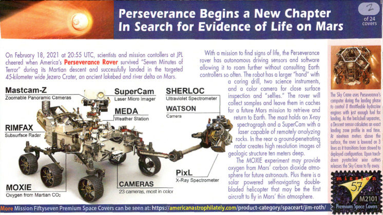 Perseverance Lands on Mars Pasadena CA Feb 18, 2021