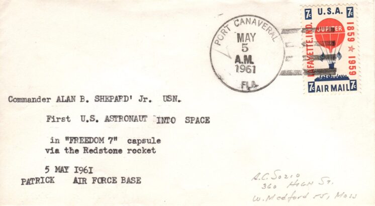 Shepard Ballistic MR-3 document cachet