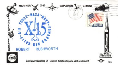Rushworth Nov 3 1965 X-15 with BSC on HJM