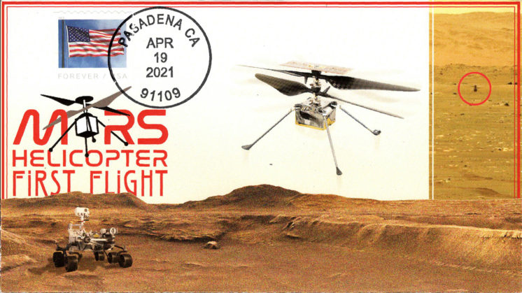 Ingenuity Mars Helicopter Flight 1 Pasadena, CA Apr 19 2021