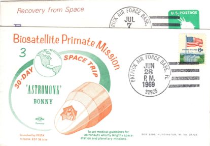 Biosatellite 3 astromonk Bonny Space Craft PAFB