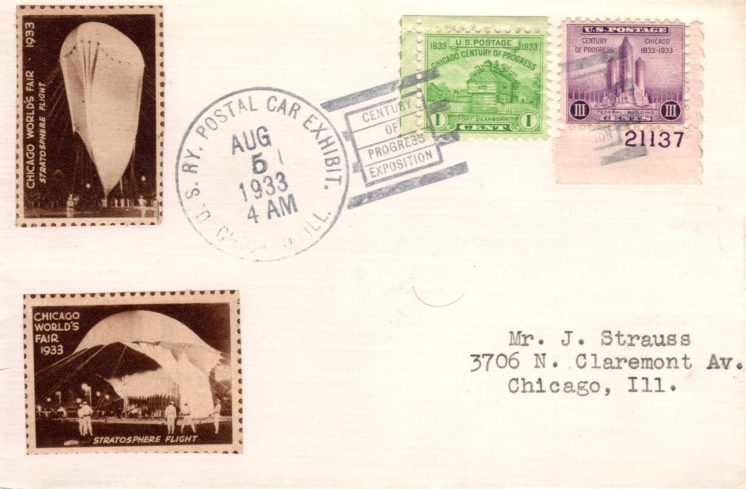 Century of Progress photo stamps (A)