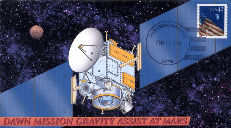 Dawn Mission Gravity Assist Pasadena CA Feb 17, 2009