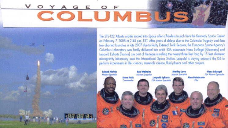 STS-122 Columbus KSC FL Feb 7, 2008