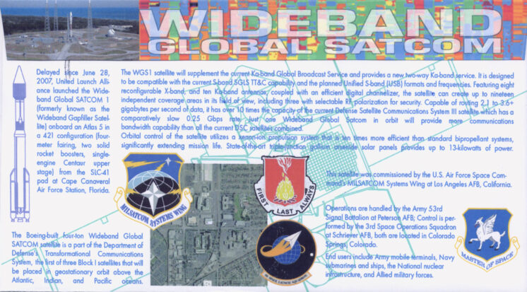 Wideband Global Satcom CC FL Oct 10, 2007